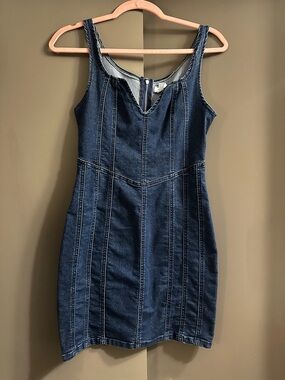 Forever 21 Dark Blue Denim Dress